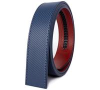 Sangle de ceinture à cliquet de rechange en cuir pour boucle coulissante de 40 mm