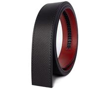 Sangle de ceinture à cliquet de rechange en cuir pour boucle coulissante de 40 mm