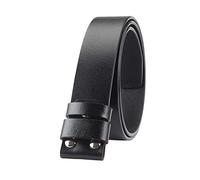 Sangle de ceinture de remplacement sans boucle, sangle de ceinture réglable, hommes sans boucle décontracté pour femmes de remplacement, pantalon, le noir