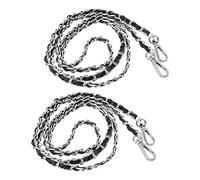 Sangle de Chaîne en Métal et Cuir PU de qualité Supérieure, 2 Pièces, Remplacement pour Sac à Main, Sac à Bandoulière