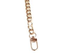 Sangle de chaîne plate en métal avec boucles pour sac à bandoulière - Sangles de rechange pour sac d'appareil photo