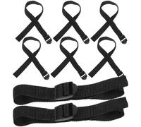 Sangle de Chaussures Aérateur Manuel Noir, pour Pelouse Nylon | Attache Pratique et Facile à Utiliser, pour Jardins Extérieurs et Entretien des Gazons, Usage Professionnel
