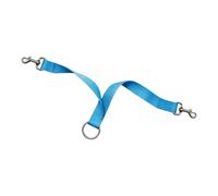 Sangle de connecteur de licou de cheval pour la manipulation quotidienne, sangle en nylon avec doubles clips et boucle centrale pour des tâches stables Sangle de connecteur de cheval à double clip, de