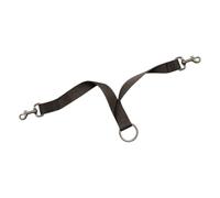 Sangle de connecteur de licou de cheval pour la manipulation quotidienne, sangle en nylon avec doubles clips et boucle centrale pour des tâches stables Sangle de connecteur de cheval à double clip, de