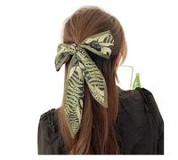 Sangle de coton Foulard en soie for cheveux, long ruban, nœud imprimé, lettre, foulard for cheveux, support de queue de cheval for femmes, accessoires for cheveux(57)