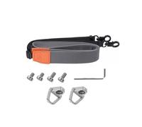 Sangle de cou ergonomique réglable en longueur avec mousqueton en acier renforcé pour cordon à distance
