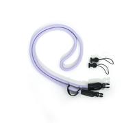 Sangle de cou légère en polyester compatible avec cordon d'appareil photo - Ceinture de voyage amovible et réglable en longueur