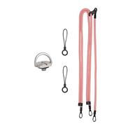 Sangle de cou multifonction compatible avec appareils à vis 1/4, longueur personnalisable, 3 systèmes de clip, équipement de photographie en plein air, sangle de caméra à trois crochets
