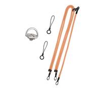 Sangle de cou multifonction compatible avec appareils à vis 1/4, longueur personnalisable, 3 systèmes de clip, équipement de photographie en plein air, sangle de caméra à trois crochets
