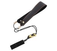 Sangle de Cou pour Instrument avec Crochet Métallique, Réglable | PU Noir, Plaque Suspendre Incluse, Support Stable, Installation Rapide, pour Basson et Hautbois
