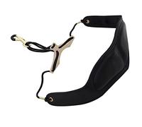 Sangle de cou pour saxophone en cuir PU souple rembourré pour saxophone ténor clarinette baryton soprano corne instrument de musique ténor rembourré ceinture confortable