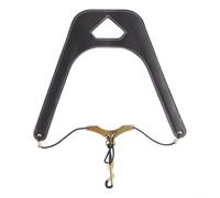 Sangle de cou pour saxophone en forme d'armure avec intérieur en aluminium pliable qui s'adapte aux contours du corps pour un meilleur confort