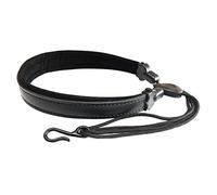 Sangle de cou rembourrée épaisse professionnelle pour saxophone clarinette Noir