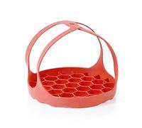 Sangle de cuisson en silicone pour autocuiseur de 6 qt/8 qt - Multifonction - Anti-brûlure - Avec poignées - Rouge