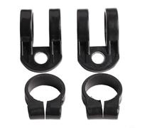 Sangle de débroussailleuse pour tondeuses à gazon et débroussailleuse - Harnais de rechange en plastique avec design à suspension latérale, tailles 26 mm/28 mm, 2-P (28 mm)