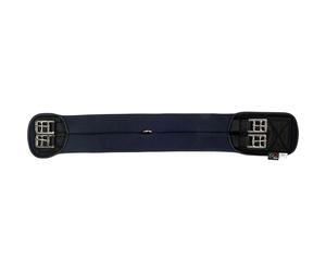 Sangle de dressage d'équitation avec élastique HKM Noir 140 cm