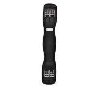 Sangle de dressage d'équitation courte avec gel Waldhausen Noir 60 cm