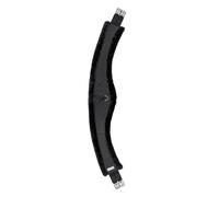 Sangle de dressage d'équitation demi-lune longue avec tissu molletonné Waldhausen Noir 120 cm