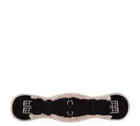 Sangle de dressage d'équitation fourrure synthétique Premiere Noir 55 cm