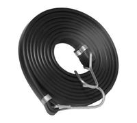 Sangle de Fixation de Bagage Haute Élasticité en Butyle Noir | Arrimage pour Vélo et Cargo, Limite le Glissement, Usage Route, Adapté à Charges Variées