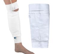 Sangle de fixation de poche de drainage d'urine pour le mollet - gaine de poche de jambe de cathéter, support d'incontinence réglable pour la collecte d'urine (L)