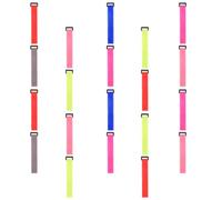 Sangle de Fixation Nylon Plastique 20 Pièces, pour Canne à Pêche | Fixation Antidérapante, pour Lier Deux et Objets Fins, Usage Extérieur, Lot Pratique Couleur Aléatoire
