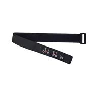 Sangle de Fixation pour Porte-vélos - Ceinture Fixe Réglable et Pliable pour Cadre, Roue, Tuyaux - Intérieur/Extérieur- Noir