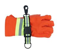 Sangle de gant de pompier | Porte-gants avec laisse de gant pivotant, mousqueton réfléchissant, haute visibilité pour un accès rapide à tous les styles Find in Melo Tough (boucle à dégagement rapide,