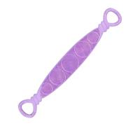 Sangle de Gommage en Silicone pour le Dos ceinture nettoyante double face | Bande de gommage corporel avec poignées Bras, jambes, massage cutané, à la maison et en