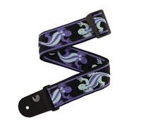 Sangle de guitare D'Addario - Accessoires pour guitares acoustiques et électriques - Embouts en cuir écologique - Lézard vintage, vert et bleu