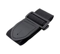 Sangle de guitare en nylon pour spectacles de scène avec extrémités en cuir pour guitares folk et classiques