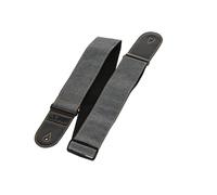 Sangle de guitare GEWA - sangle en tissu colorée - largeur 60 mm - extrémités en cuir - longueur réglable de 97 à 160 cm - couleur steel grey