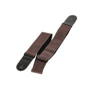 Sangle de guitare GEWA - sangle en tissu colorée - largeur 60 mm - extrémités en cuir - longueur réglable de 97 à 160 cm - couleur earth maroon