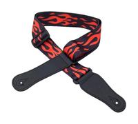 Sangle de guitare pour | Sangle de guitare enfant réglable | Accessoire musical rouge | Polyester de 5 cm de large, 90-145 cm Longueur réglable pour un jeu à long terme confortable