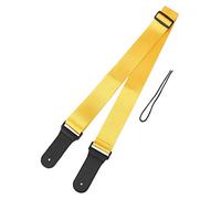 Sangle de guitare réglable, basse électrique acoustique ukulélé ceinture en Nylon bandoulière en cuir tête accessoires d'instruments de musique(14 * 6 * 4cm-gold)