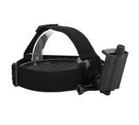 Sangle de Harnais de Tête Extérieure en Plastique Noir, Support de Tir, Support de Bandeau pour Caméra de Mouvement