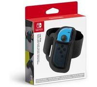Nintendo Leg Strap Fibre de coton, Elastane, Nylon, Polyester Noir