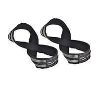Sangle De Lee Musculation,Sangle De Gym Pour Barre,Tbest 1 Paire Figure 8 Sangles De Lee De Poids Courroie De Poignet Dead Lift Pour Pull Up Horizontal Bar Powerlifting Gym Fitness Équipement De Muscu