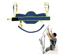 Sangle de Levage Assistance au Patient Assise à Debout, Sangle de Levage avec Rembourrée et Aide à la Position Debout avec Soutien Dorsal, Fonctionne avec la Plupart des Aides à la Mobilité