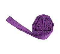 Sangle de levage de gréement flexible en polyester violet robuste, élingue de levage de remorquage pour machines de navire, transport portuaire, construction d'ingénierie