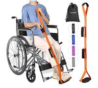 Sangle de levage de jambes rigide de 99 cm avec boucle rembourrée pour les mains et les pieds, lifter des jambes pour le remplacement des hanches et des genoux, lève-pieds pour faciliter l'entrée et