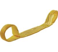 Sangle de levage DIN EN 1492-1 Longueur 3 m jaune Capacité de charge simple 3000 kg