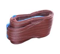 Sangle de Levage Marron, élingue Textile Plate, Brace pour Grue portée 6 tonnes, Sangle de manutention Ultra résistante, Bande de Levage 6000 kg (3 mètres)