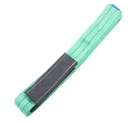 Sangle de levage pour équipement en polyester, élingue de levage robuste avec boucle à œil double, capacité de 4409 lb, élingue plate de 13,12 pieds pour le levage de charges avec