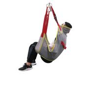 Sangle de levage pour patient avec ouverture pour chaise percée, écharpe de transfert intégrale en maille, durable et confortable, capacité de poids de 230 kg, grande taille pour un soutien amélioré