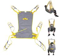 Sangle de levage pour patient, sangle de transfert pour soins infirmiers et soignants, convient pour le levage de patients bariatriques et âgés