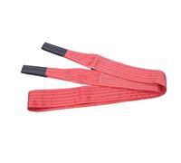 Sangle de levage Red Rigging 5T, élingue de levage et de remorquage avec boucle renforcée, sangle de levage en polyester de 4 m pour grues industrielles et applications lourdes