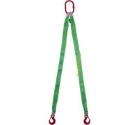 Sangle de levage Trizeratop 2 brins 1400 kg 4 mètres Crochet à œil