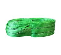 Sangle de Levage Verte Ultra Résistante, élingue Textile Plate, portée 2 tonnes, Sangle de manutention en Polyester, Bande de Levage 2000 kg (5 mètres)