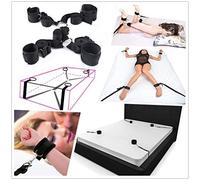 Sangle de lit avec sangle de poignet et sangle de cheville, sangle réglable douce et confortable pour jeux de couple